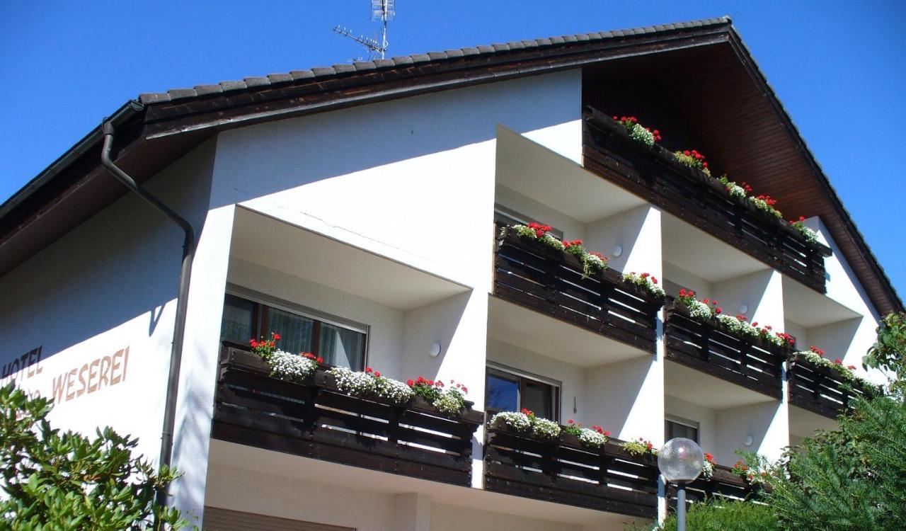 كاندرن Hotel Garni Zur Weserei المظهر الخارجي الصورة